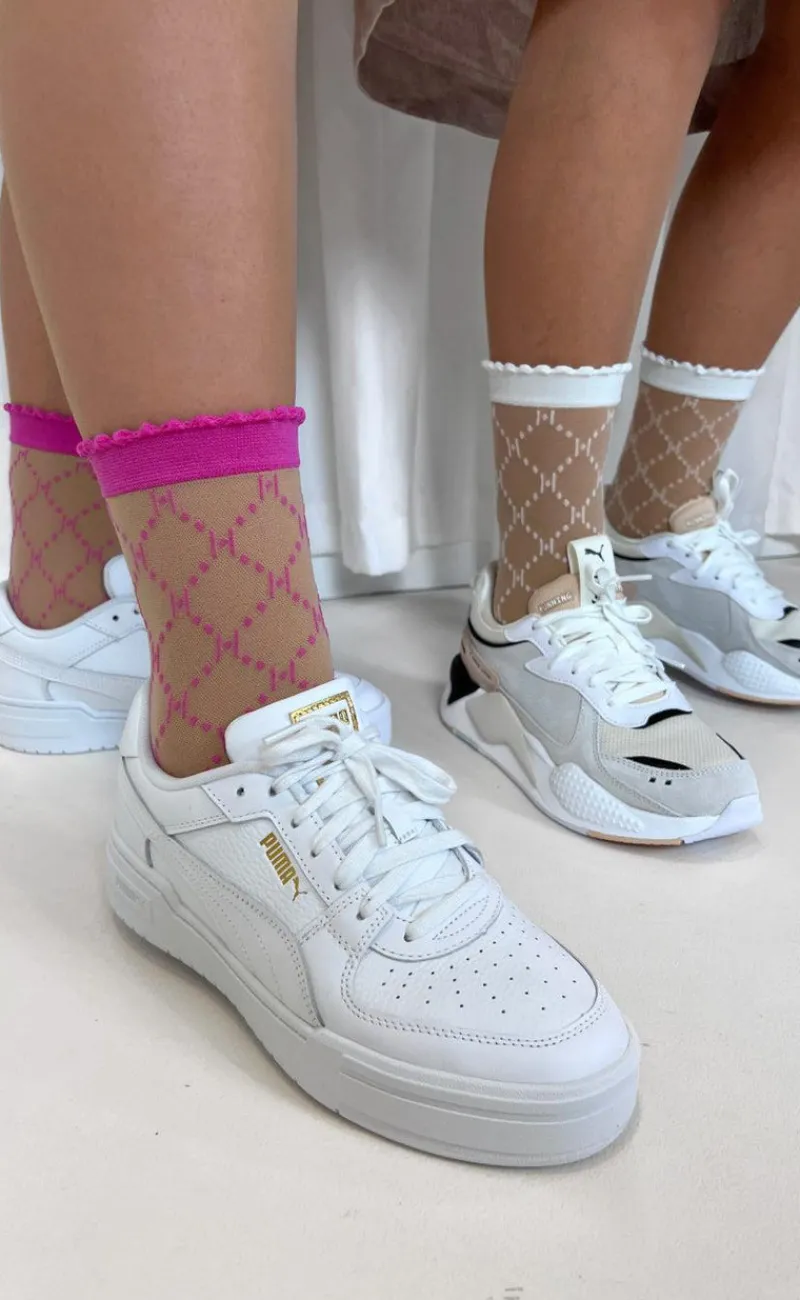 Strømper - Logo 25d - Hvid Strømper & Strømpebukser