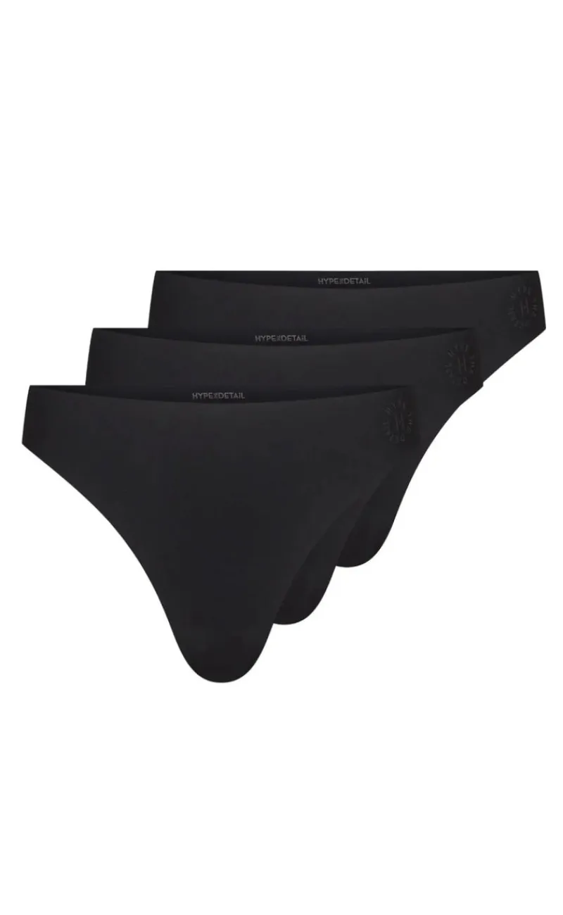 Hot Trusser - String 3 pack - Black Undertøj & Shapewear
