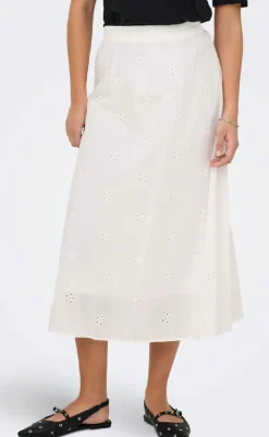 Sale Nederdel - Clara Anglaise - Cloud Dancer Nederdele