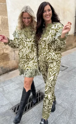 Liberte Bluse - Tia Frill - Army Bluser