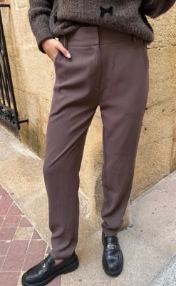 Best Liberte Bukser - Frede - Dark Brown Bukser & Jeans