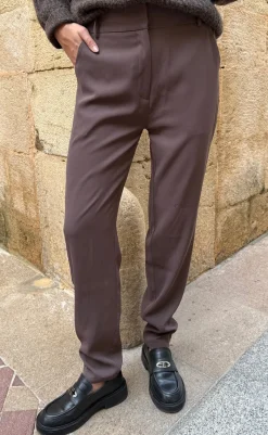 Best Liberte Bukser - Frede - Dark Brown Bukser & Jeans