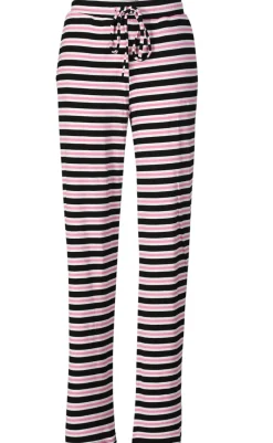 Outlet Liberte Bukser - Natalia - Black Bubblegum/White Stripe Bukser & Jeans