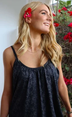 Discount Liberte Kjole - Alma Long Strap - Black Lace Kjoler