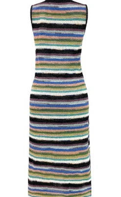 Hot Liberte Kjole - Bia - Blurred Multi Stripe Kjoler