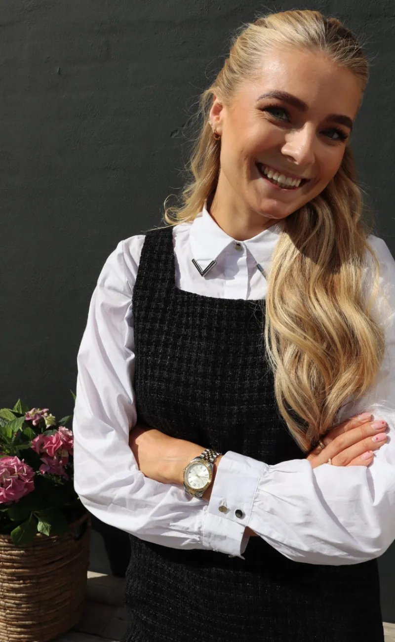 Outlet Liberte Kjole - Coco - Grey/Black Kjoler