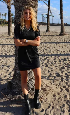 New Liberte Kjole - Felia - Black Simili Kjoler