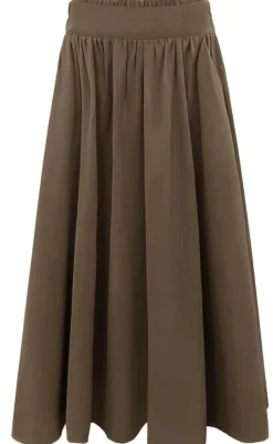 Online Liberte Nederdel - Frede - Dark Bown Nederdele