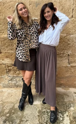 Discount Liberte Nederdel - Henne - Dark Brown Nederdele