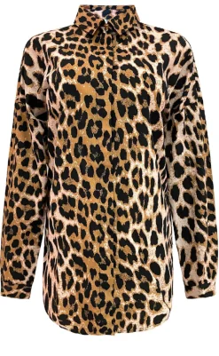 Online Liberte Skjorte - Sara - Big Lux Leo Skjorter