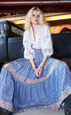 Clearance Bluse - June - White Bluser