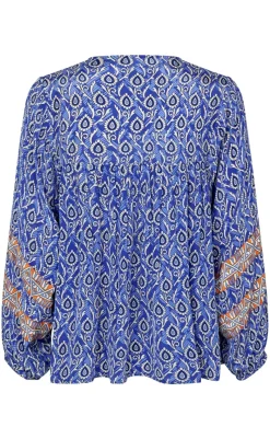 Discount Bluse - Teel - Blue Bluser