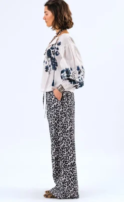 Clearance Bukser - Liam - Leopard Print Bukser & Jeans