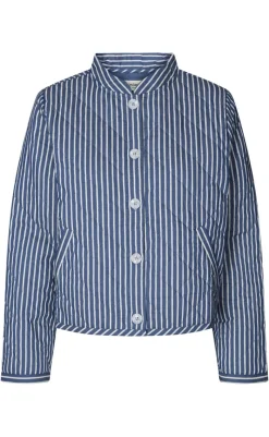 Clearance Jakke - Emilia - Stripe Alt Overtøj|Jakker & Frakker