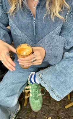 Hot Jakke - Fall - Dusty Blue Jakker & Frakker|Alt Overtøj