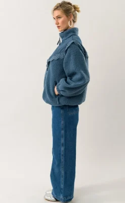 Hot Jakke - Fall - Dusty Blue Jakker & Frakker|Alt Overtøj