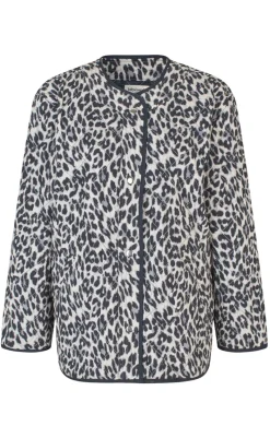 Outlet Jakke - Lily - Leopard Print Jakker & Frakker|Alt Overtøj