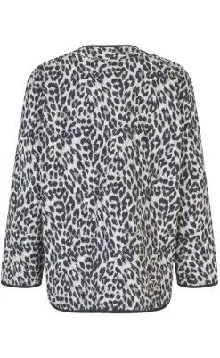 Outlet Jakke - Lily - Leopard Print Jakker & Frakker|Alt Overtøj