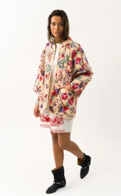 Best Jakke - Lulu - Flower Print Jakker & Frakker|Alt Overtøj
