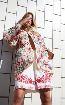 Best Jakke - Lulu - Flower Print Jakker & Frakker|Alt Overtøj