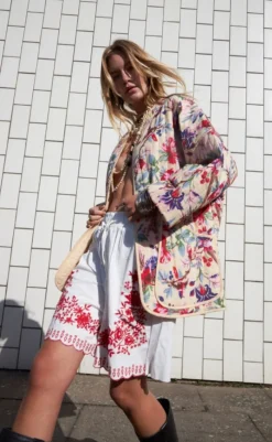 Best Jakke - Lulu - Flower Print Jakker & Frakker|Alt Overtøj