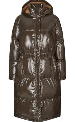 Jakke - Willa Long - Dark Mokka Jakker & Frakker|Alt Overtøj