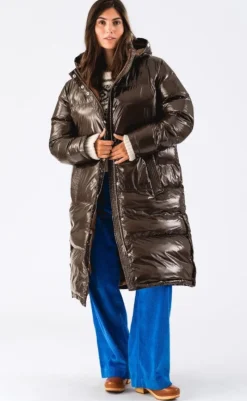 Jakke - Willa Long - Dark Mokka Jakker & Frakker|Alt Overtøj