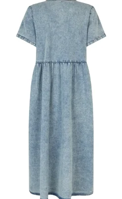 Outlet Kjole - Aliya - Washed Denim Kjoler