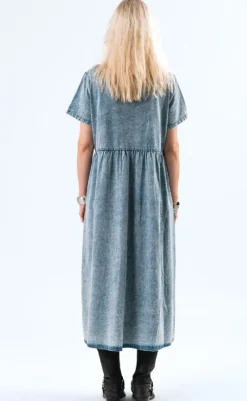 Outlet Kjole - Aliya - Washed Denim Kjoler