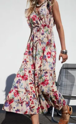 Outlet Kjole - Samo - Flower Print Kjoler