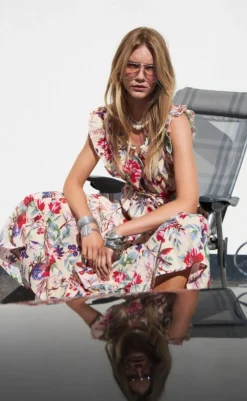 Outlet Kjole - Samo - Flower Print Kjoler