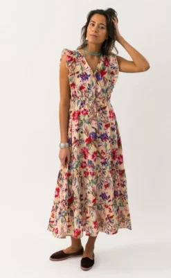 Outlet Kjole - Samo - Flower Print Kjoler