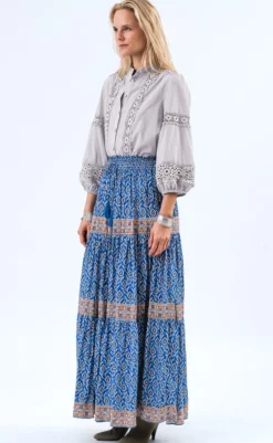 New Nederdel - Diamond - Blue Nederdele