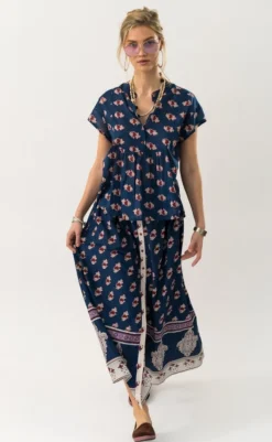 Nederdel - Rio - Dark Blue Nederdele