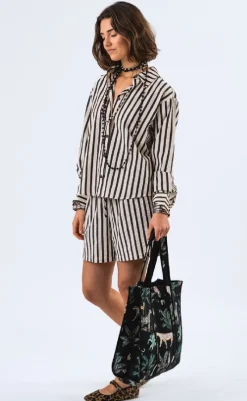 Hot Shorts - Rita - Stripe Shorts