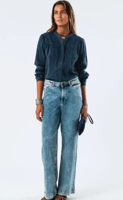 Clearance Skjorte - Nicky - Dark Blue Skjorter