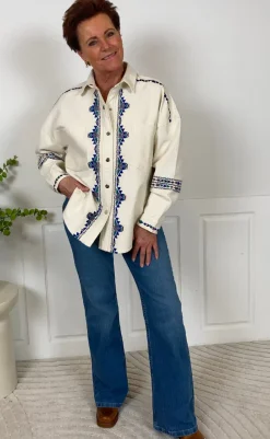 Discount Skjorte - Veida - Creme Skjorter