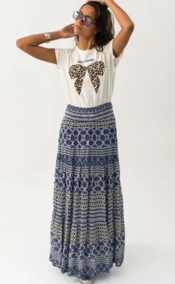 Clearance T-shirt - Roma Bow - White T-shirts & Toppe