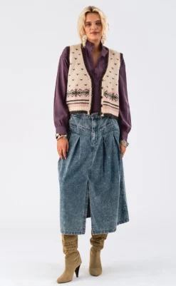 Vest - Ina - Creme Veste