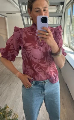 Hot Love & Divine Bluse - Love1342 - Blush Comb Bluser