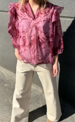 Hot Love & Divine Bluse - Love1342 - Blush Comb Bluser