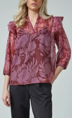 Hot Love & Divine Bluse - Love1342 - Blush Comb Bluser