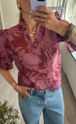 Hot Love & Divine Bluse - Love1342 - Blush Comb Bluser