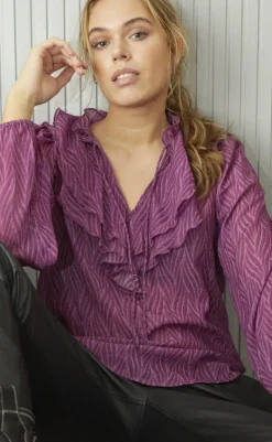 Hot Love & Divine Bluse - Love1197 - Doll Pink Bluser