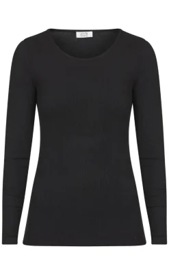 Outlet Love & Divine Bluse - Love1215 - Black Bluser