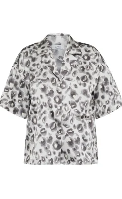 Online Love & Divine Bluse - Love1175-1 - Blurred Leo Bluser