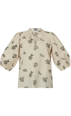 Love & Divine Bluse - Love1109 - Cream/Black Bluser