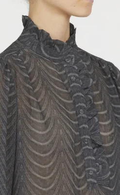 Online Love & Divine Bluse - Love1212 - D. Grey Bluser