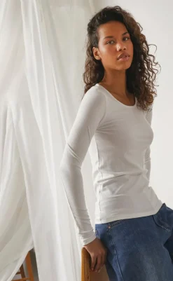 Discount Love & Divine Bluse - Love1215 - Off White Bluser