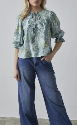 New Love & Divine Bluse - Love1135-3 - Paisley Bluser